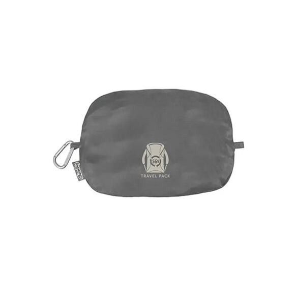 ChicoBag Travel Pack rePETe Compact Recycled Backpack - Stormfront Gray - Picture 3 of 5